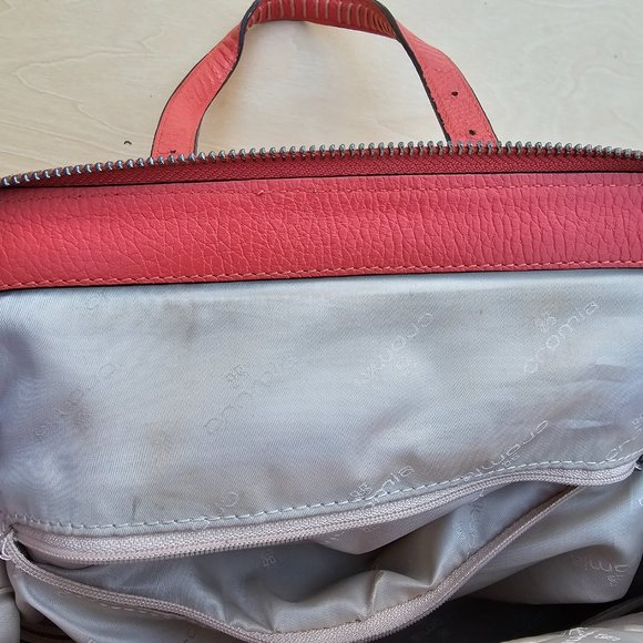 Cromia Womens Pink Pebble Leather Shoulder Bag, Made in Italy, Pre-owned - Picture 15 of 16